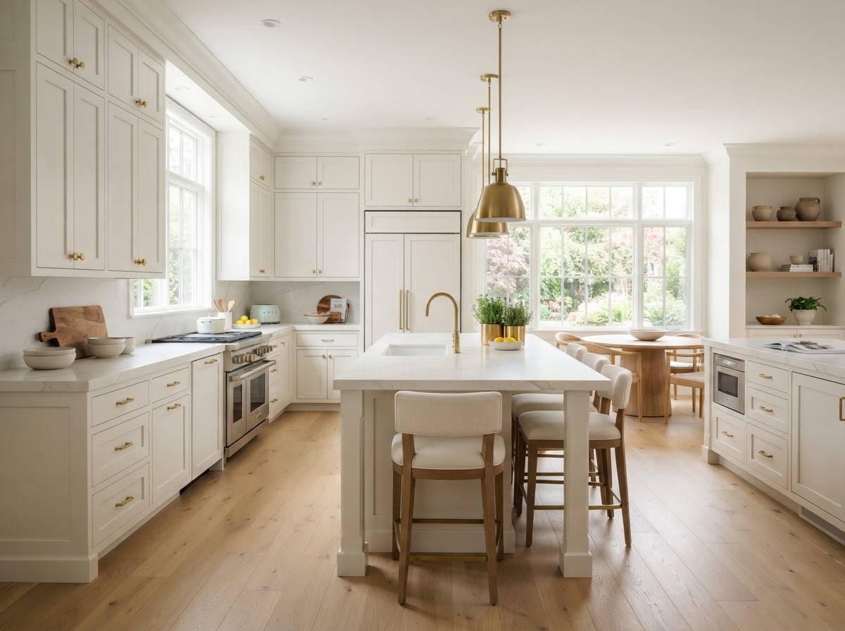 Cabinet painting kitchen refinishing in Colorado home