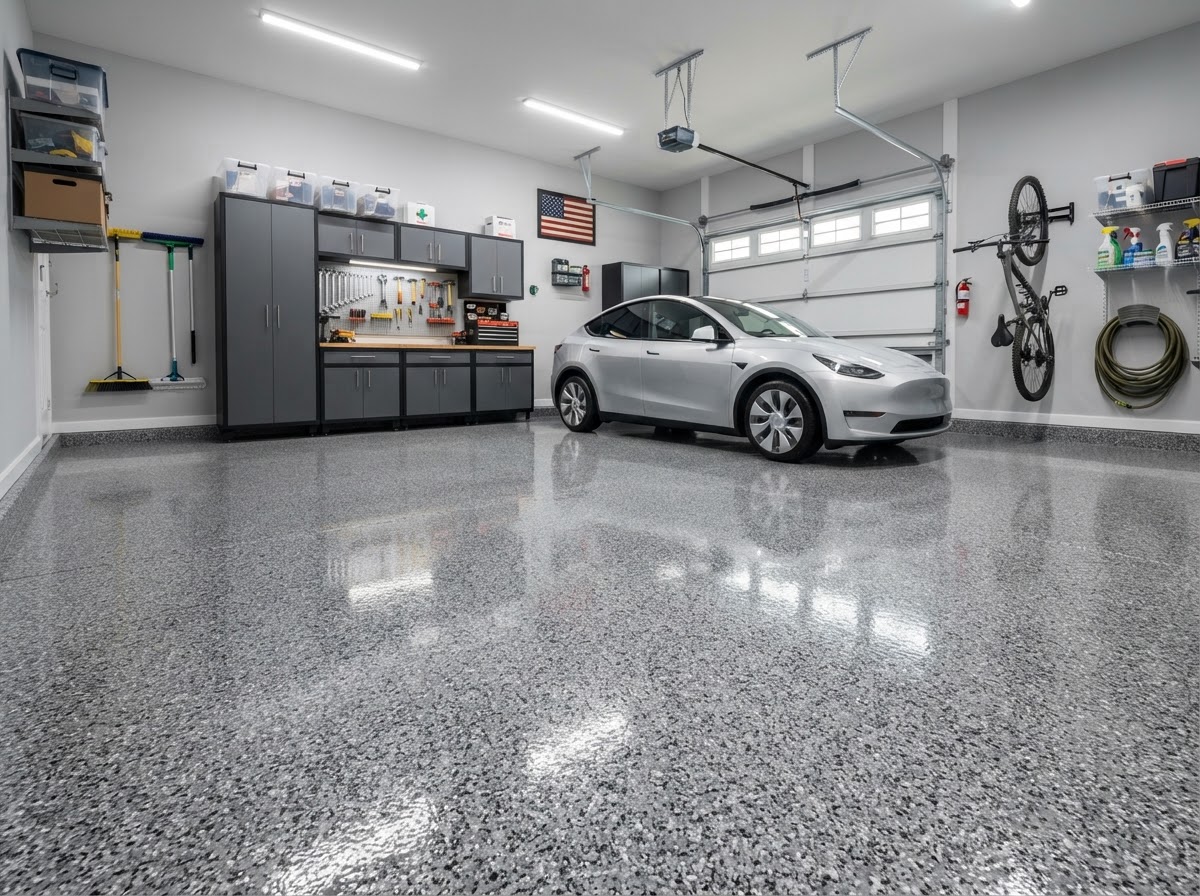 Epoxy Floors project by Mountain Man Painting in Colorado