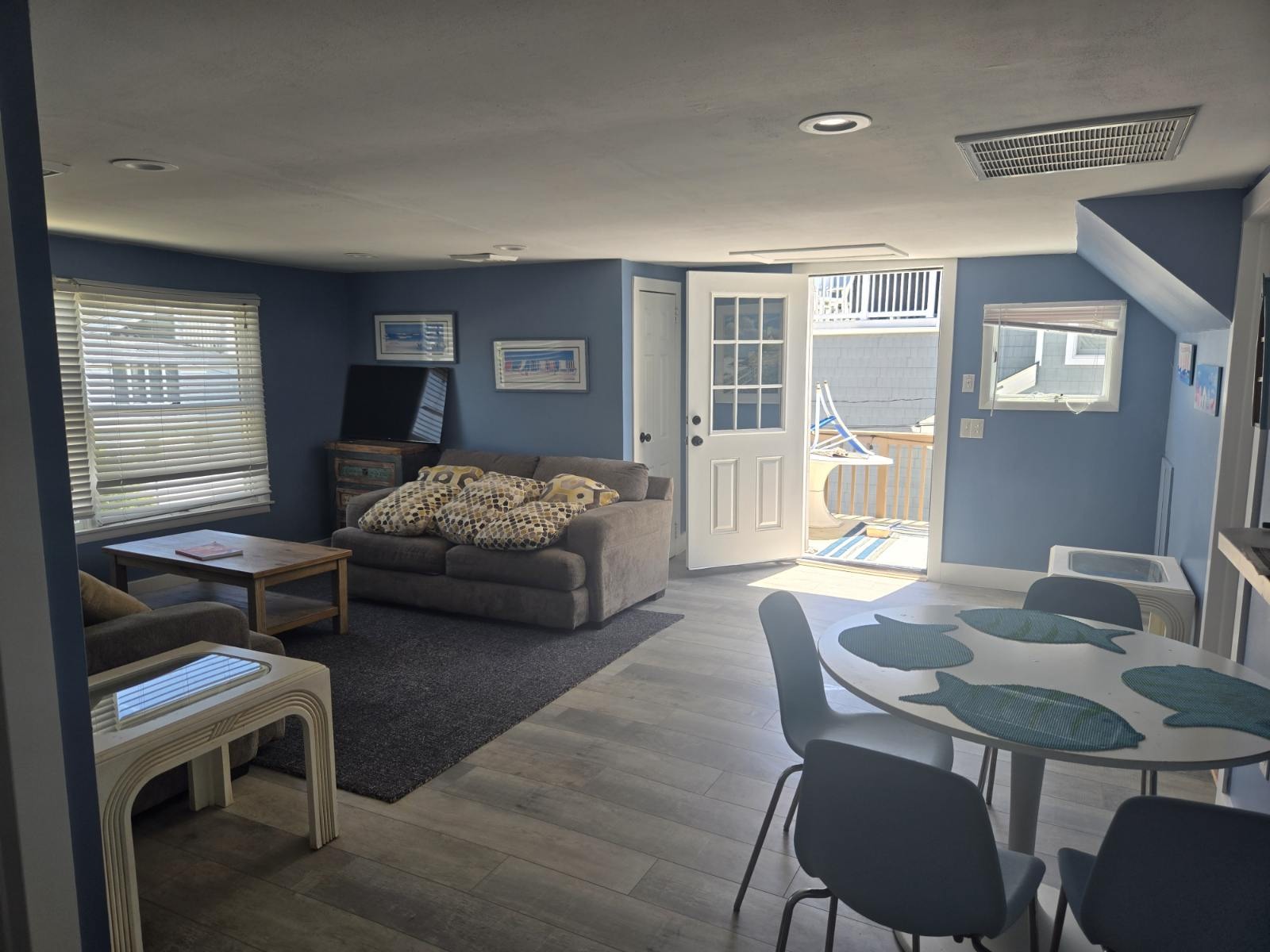 Modern Finished Living Space & Window/Door Trim