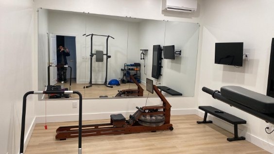 Custom Home Gym Suite & Full Wall Mirrors