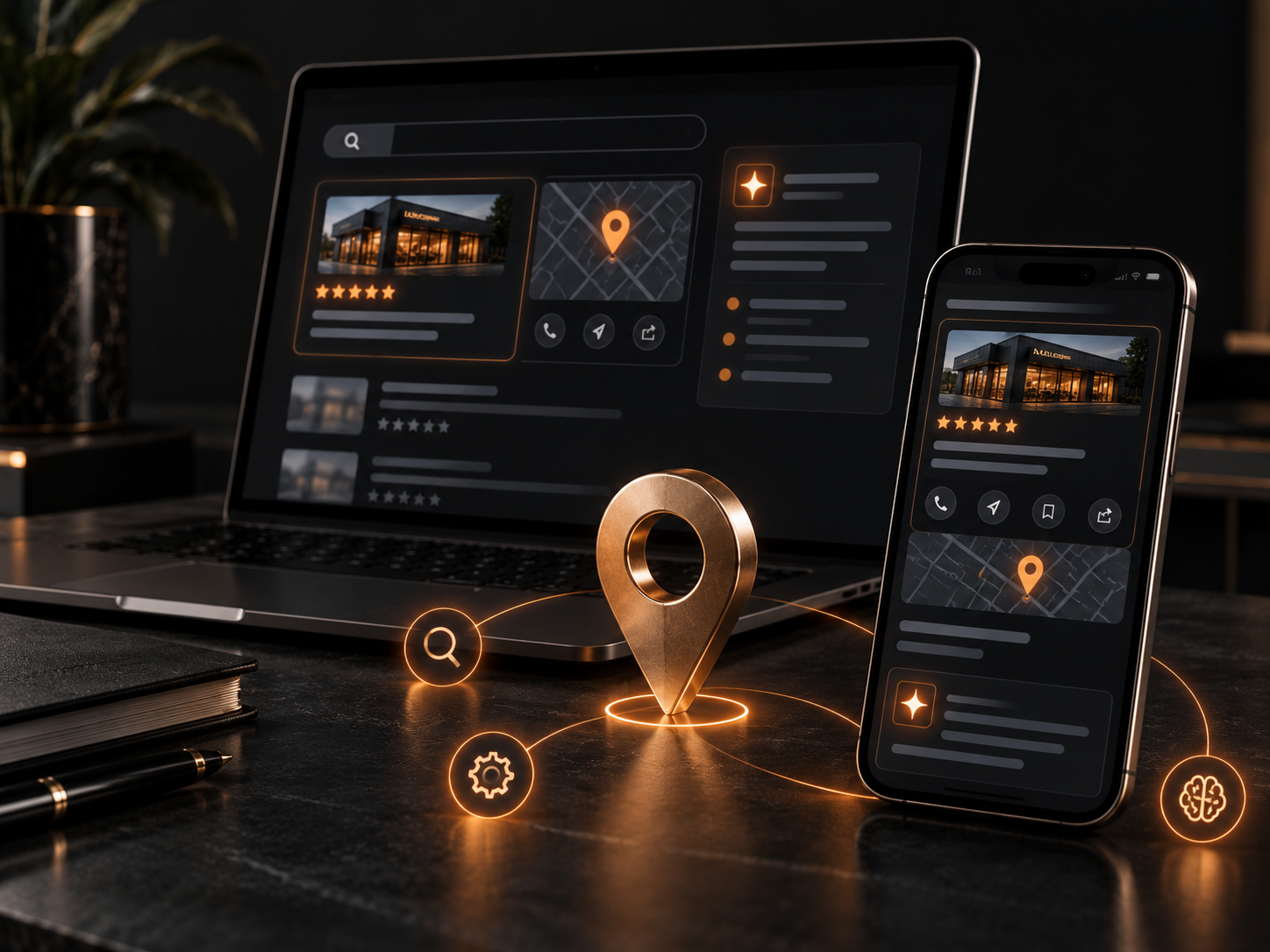 GEO and SEO services with local map ranking, Google Business Profile and AI generative search