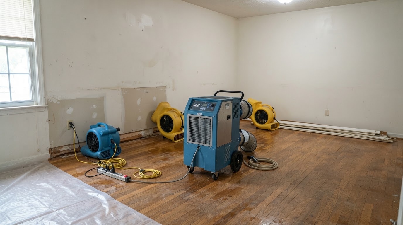 Structural drying and dehumidification near Winter Haven