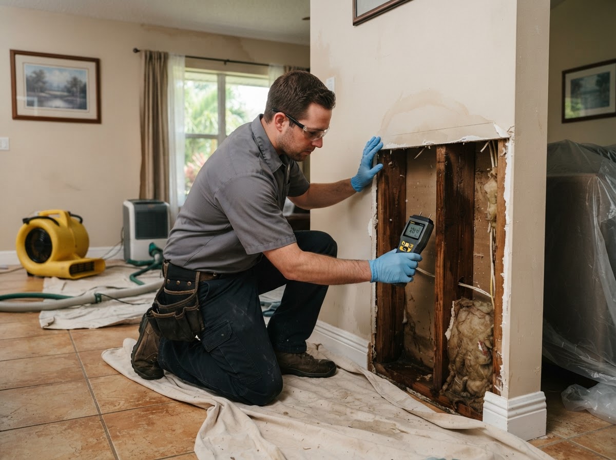 Residential water damage mitigation near Winter Haven Florida