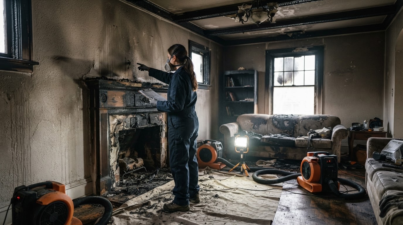 Fire damage restoration in Winter Haven Florida