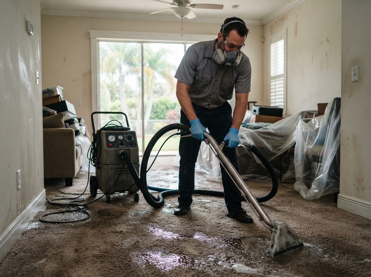 Emergency water removal and extraction in Winter Haven FL