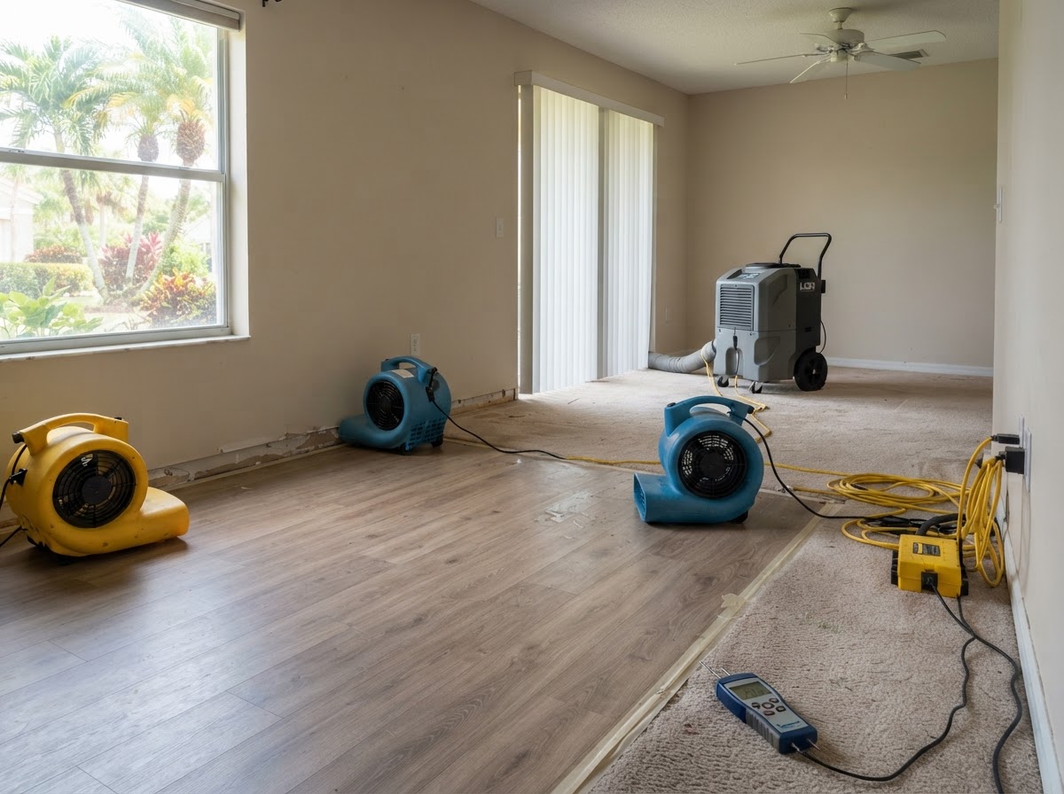 Structural drying and dehumidification in Winter Haven FL