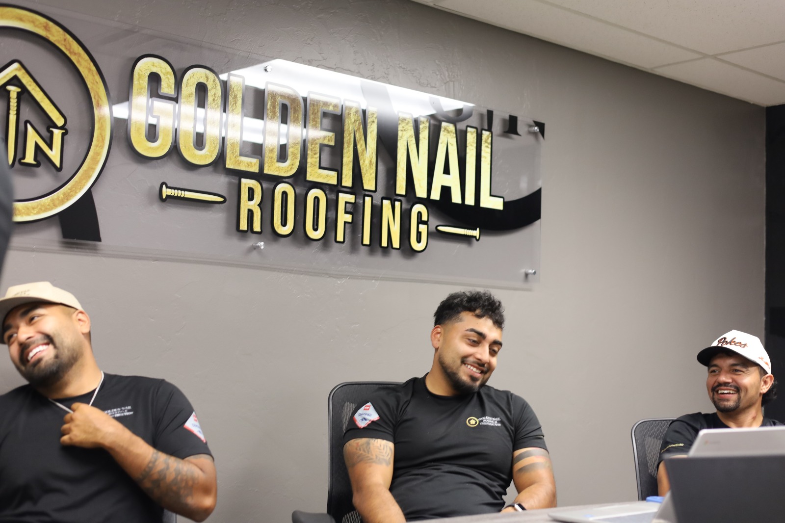 Golden Nail Roofing Oklahoma team