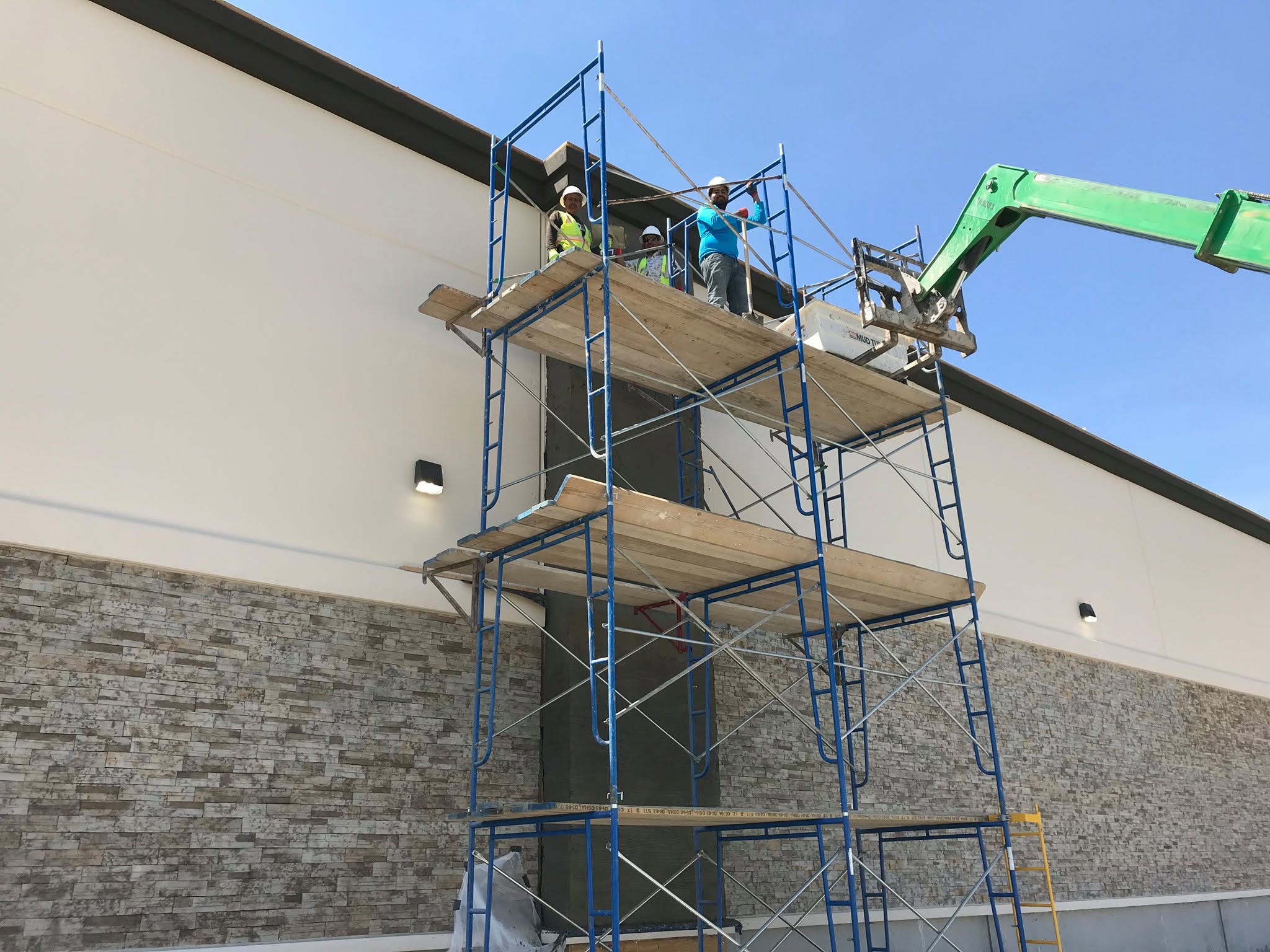 Commercial Exterior Stone Veneer & Staging
