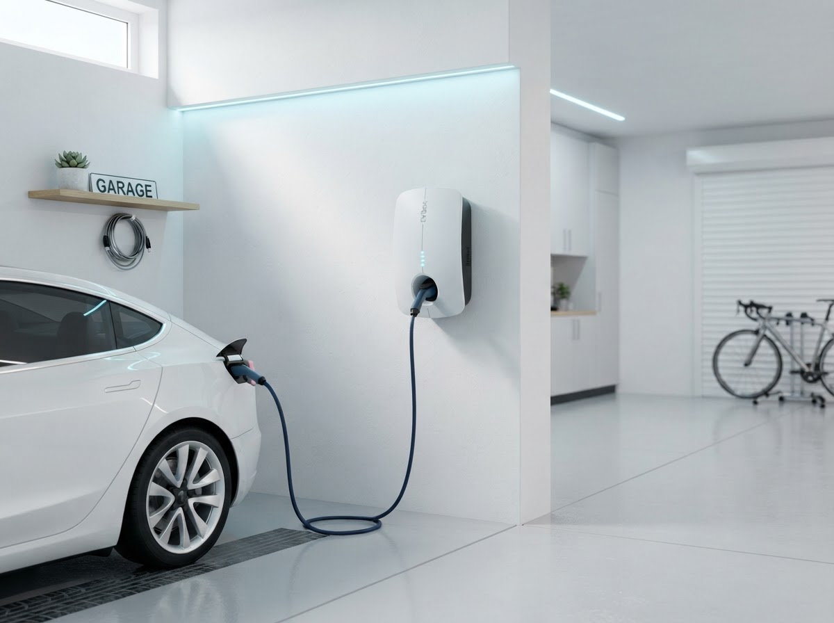 Dual EV Charger Garage Install