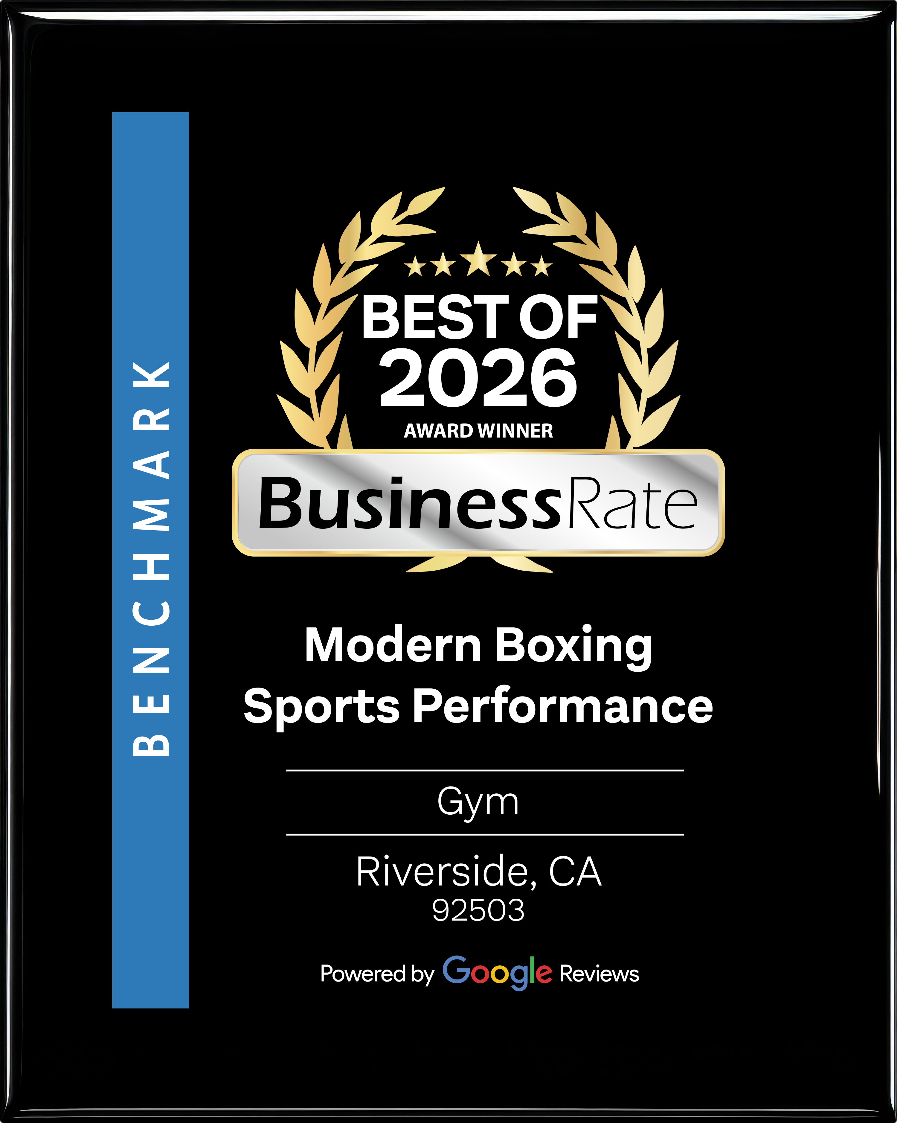 Best of 2026 Award Winner Plaque