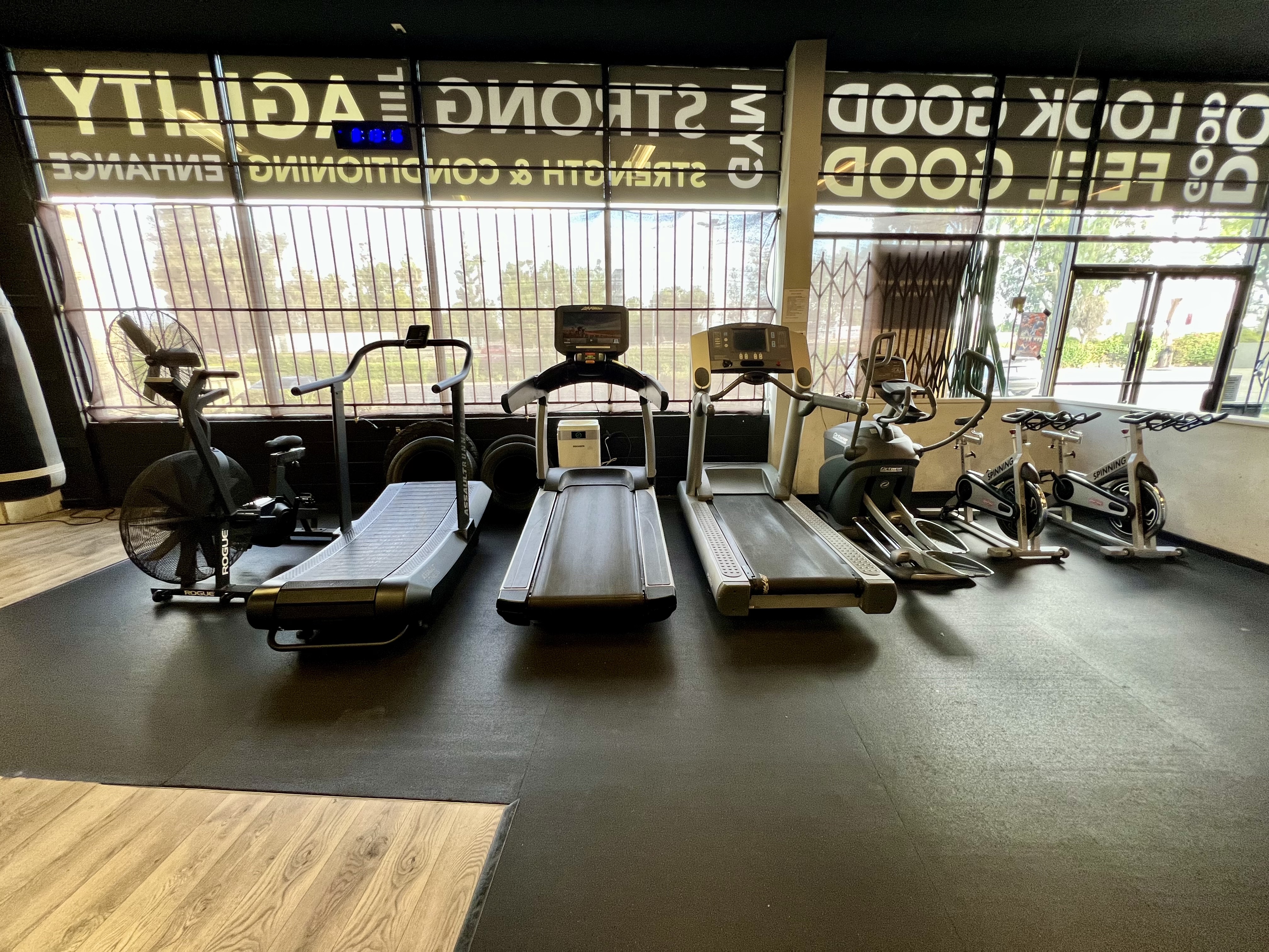 MBSP front windows with motivational wall art