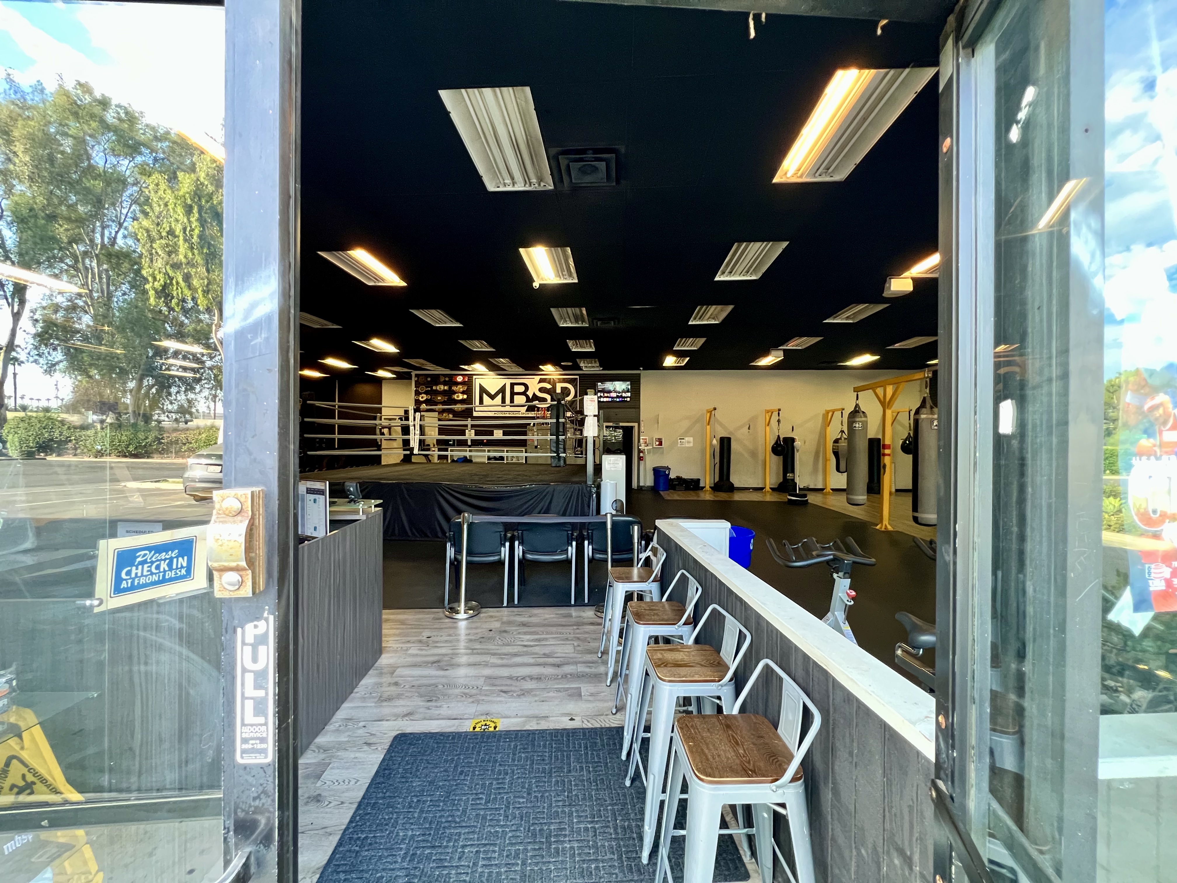 View from front door looking inside MBSP