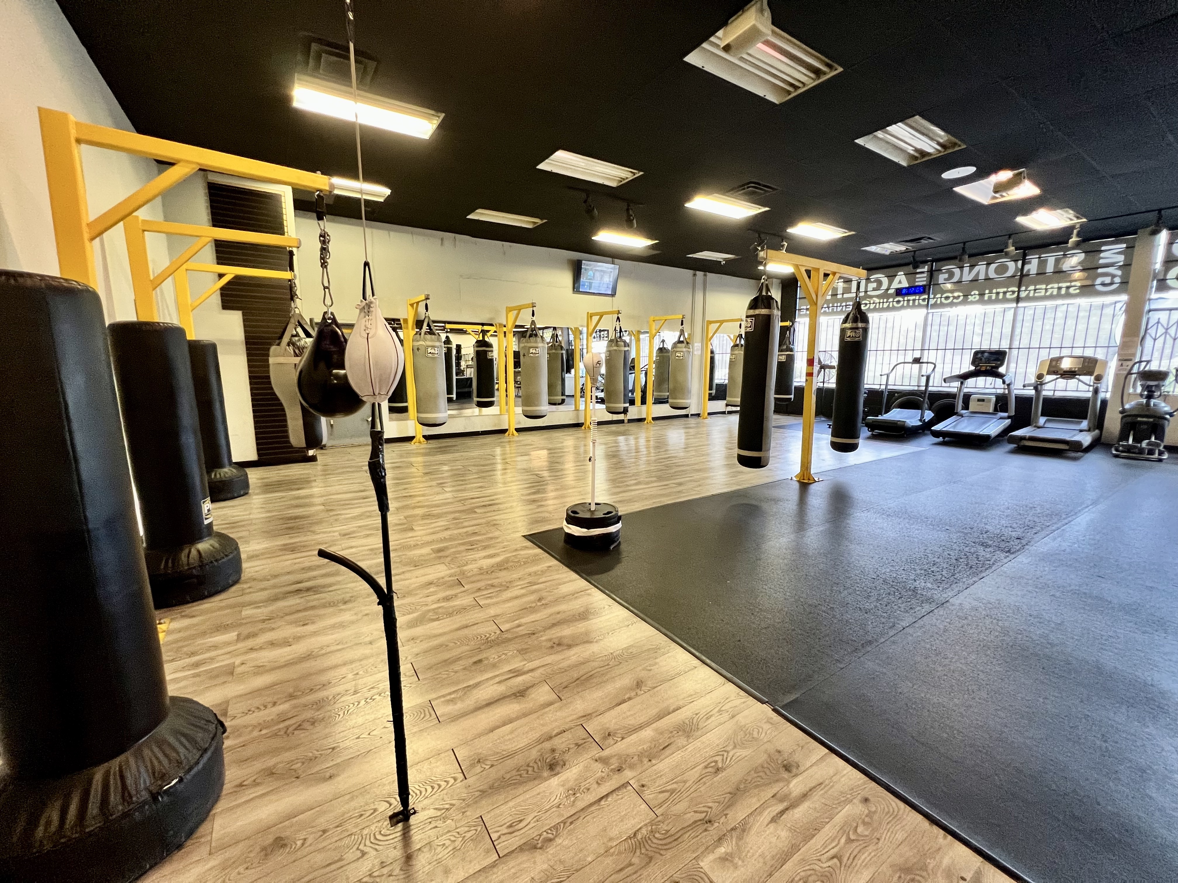 MBSP speed bag and double-end bag station