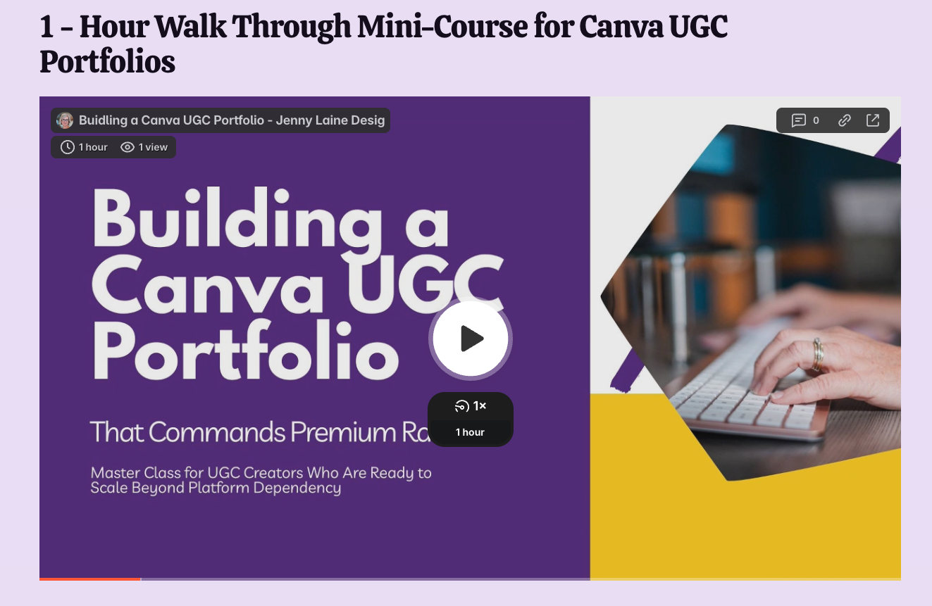 How to Create a UGC Portfolio in Canva