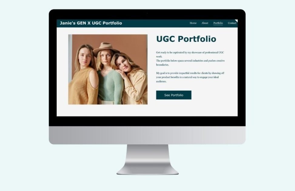 Get Your UGC Portfolio Online in Two Weeks