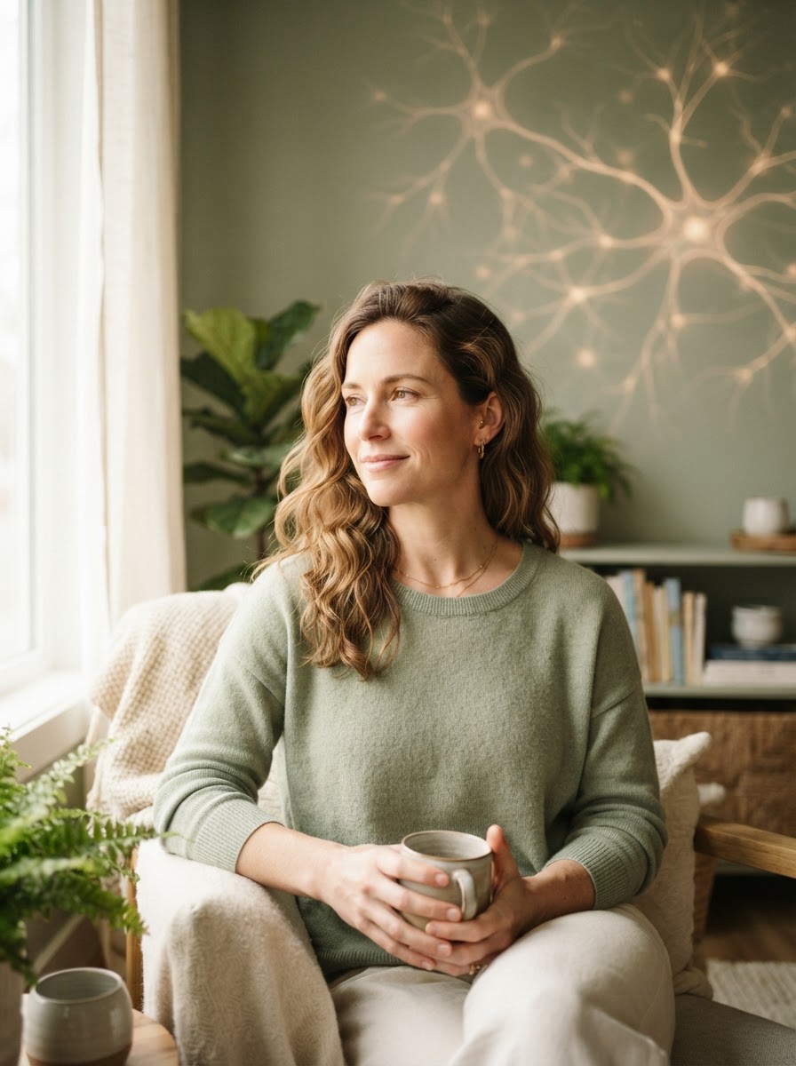 Tamara Higgins, master life coach, in soft natural light