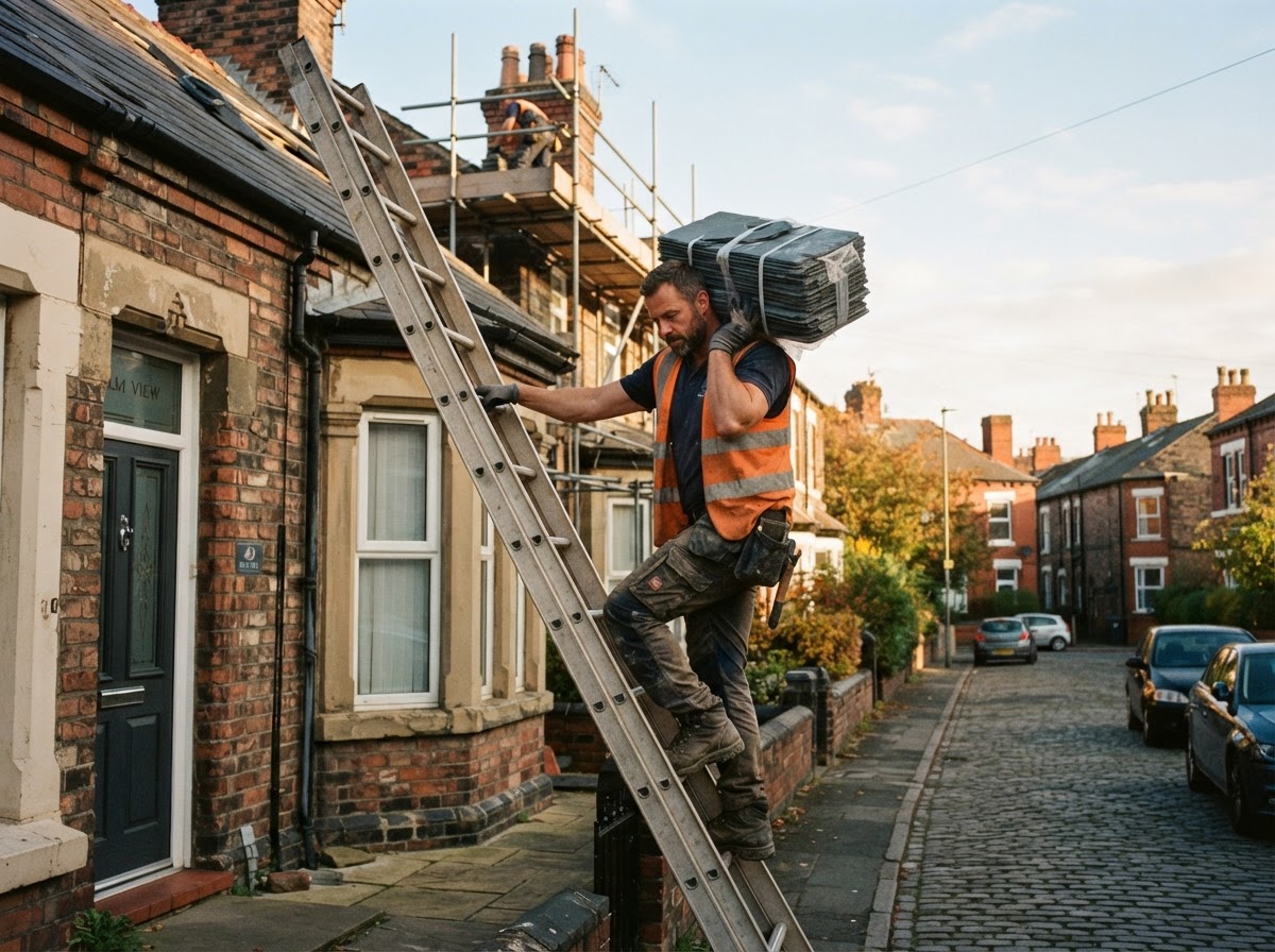 Slate delivery & fitting