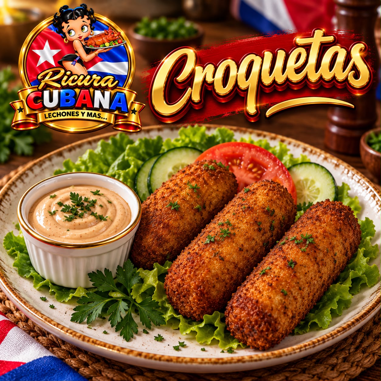 3 Croquetas