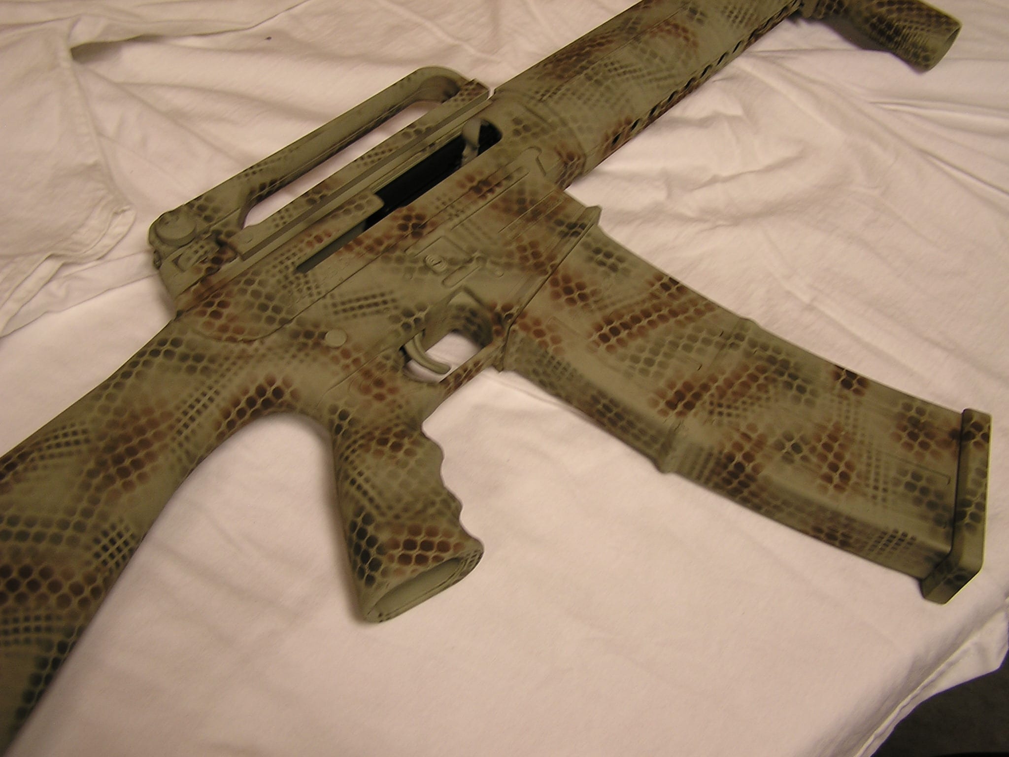 Snake skin Cerakote pattern