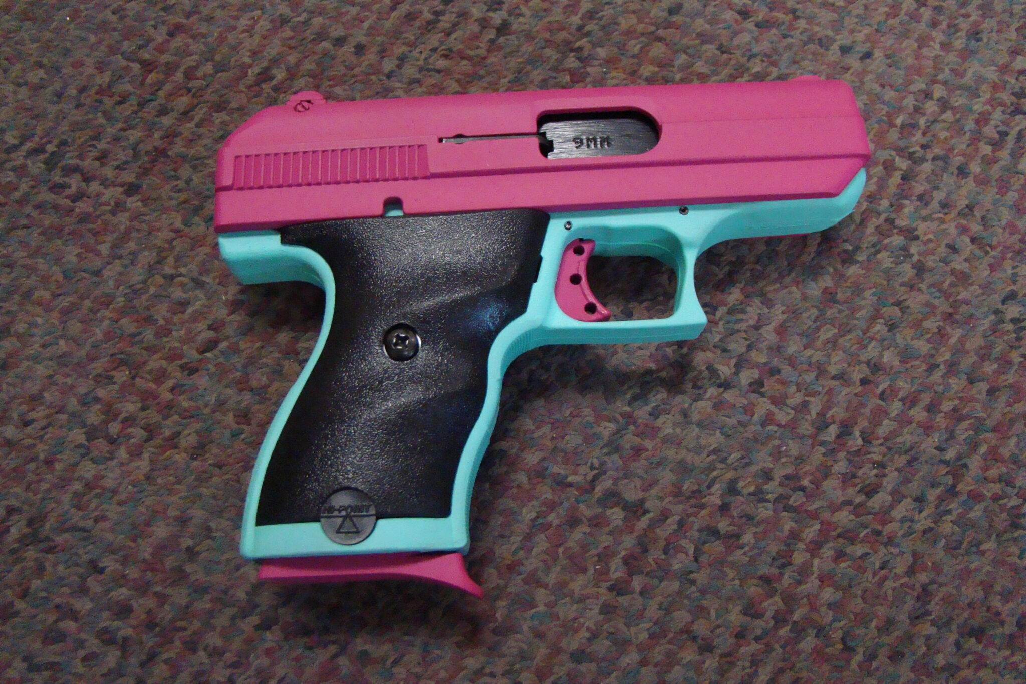 Sig pink and Tiffany blue Cerakote