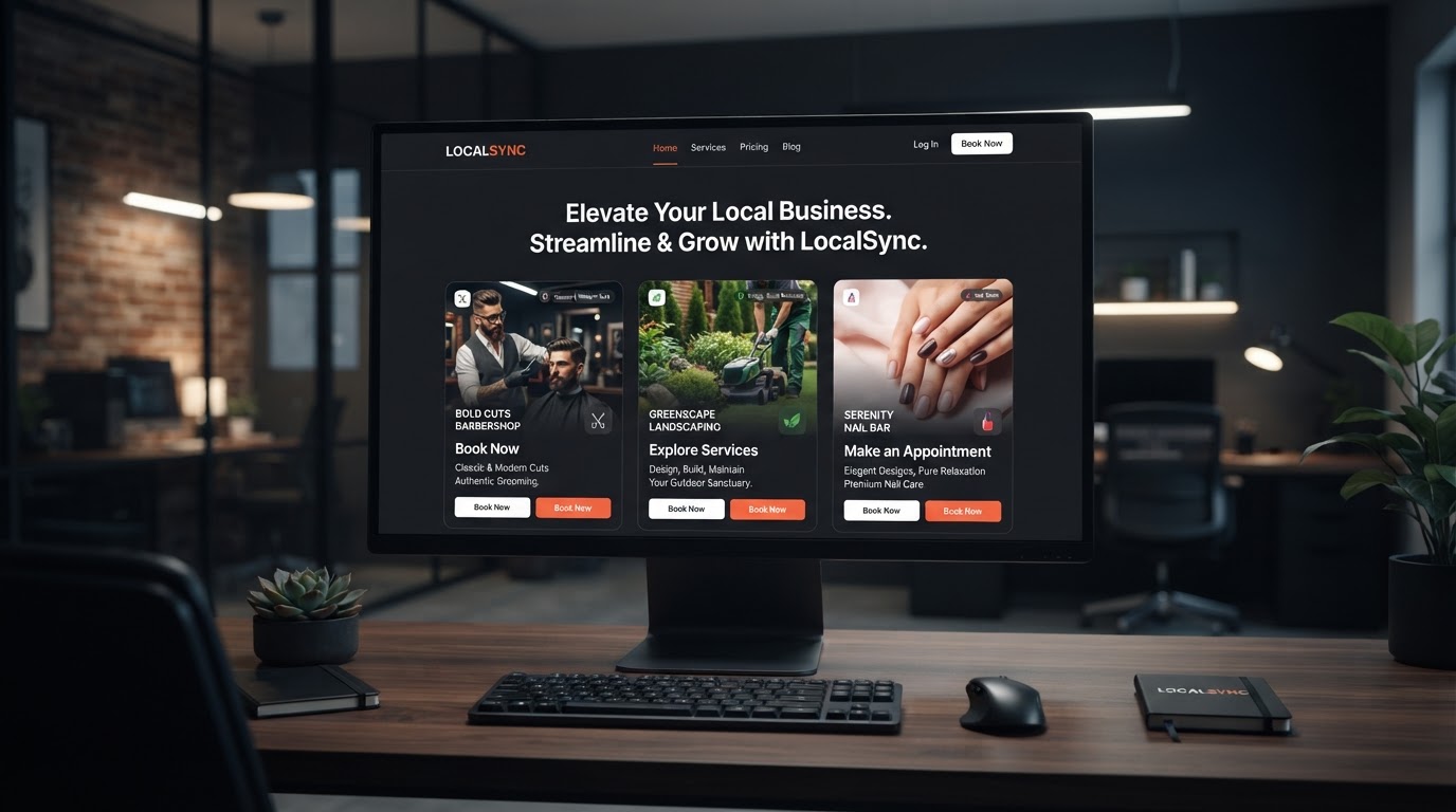 Setlo website showcase mockup