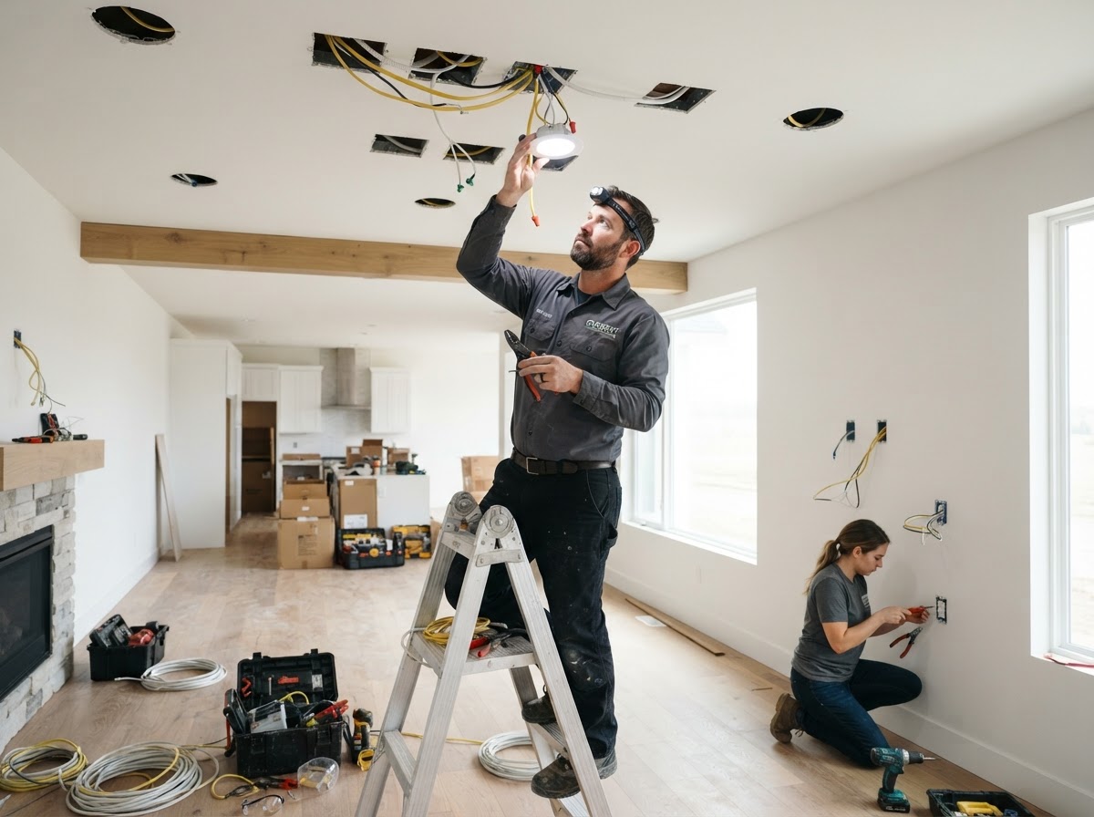 Electricidad: Iluminación y tomacorrientes