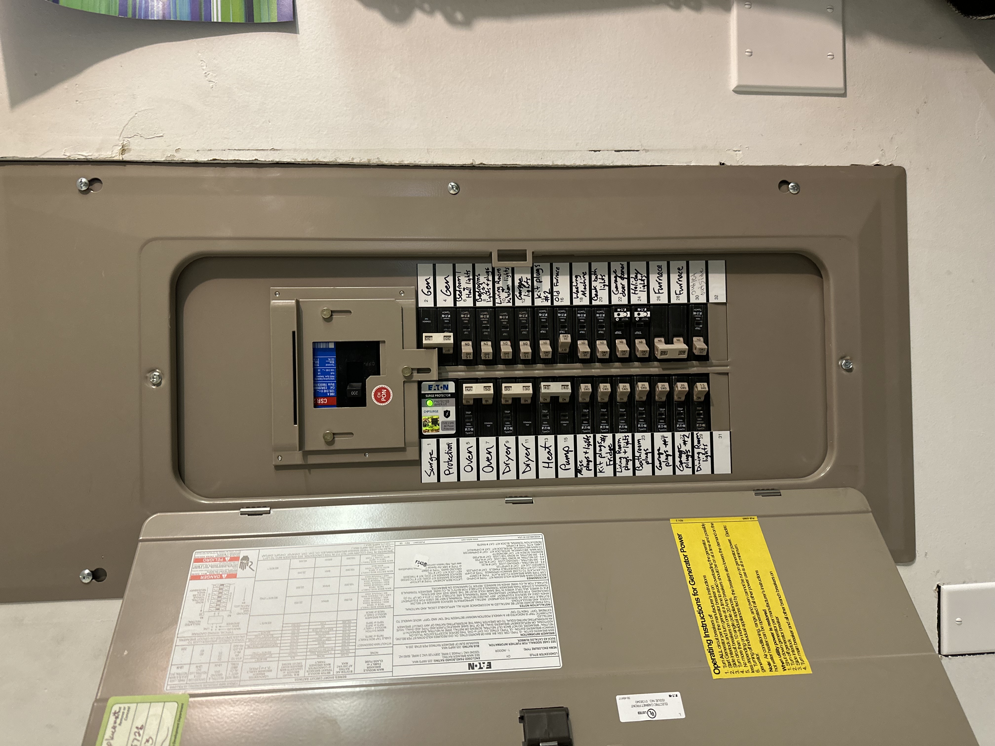 Generator Mechanical Interlock