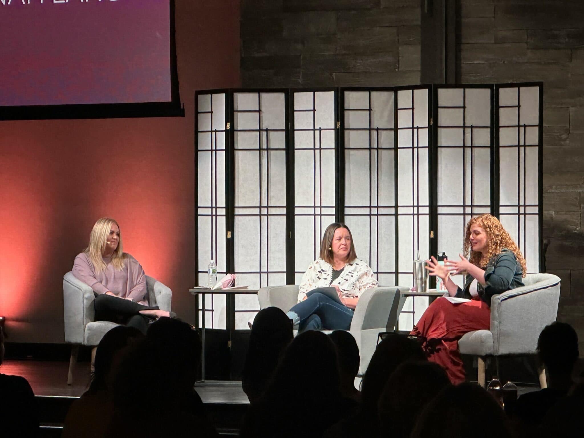 Dr. Laura Fleetwood on a discussion panel