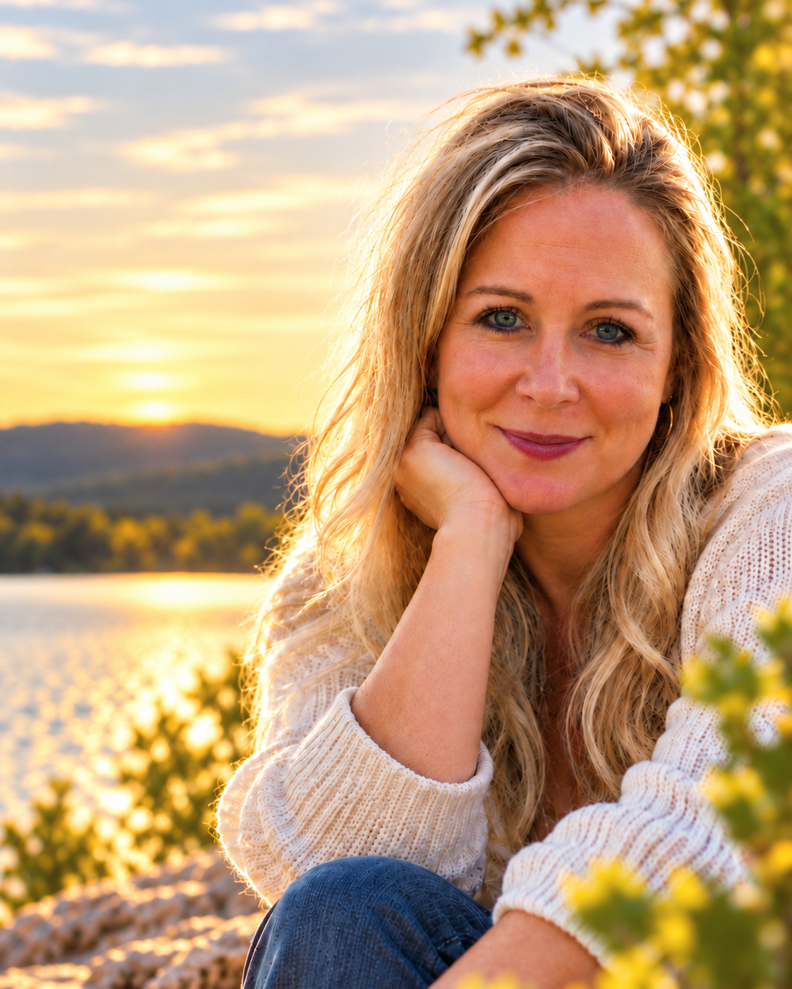 Dr. Laura Fleetwood by the water — Seeking the Still