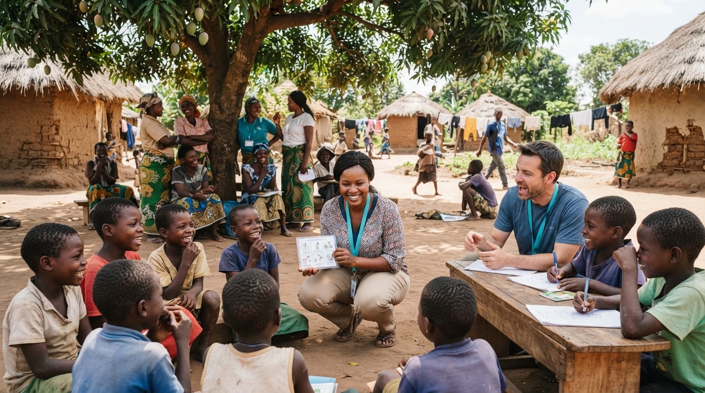 International humanitarian development work across global communities