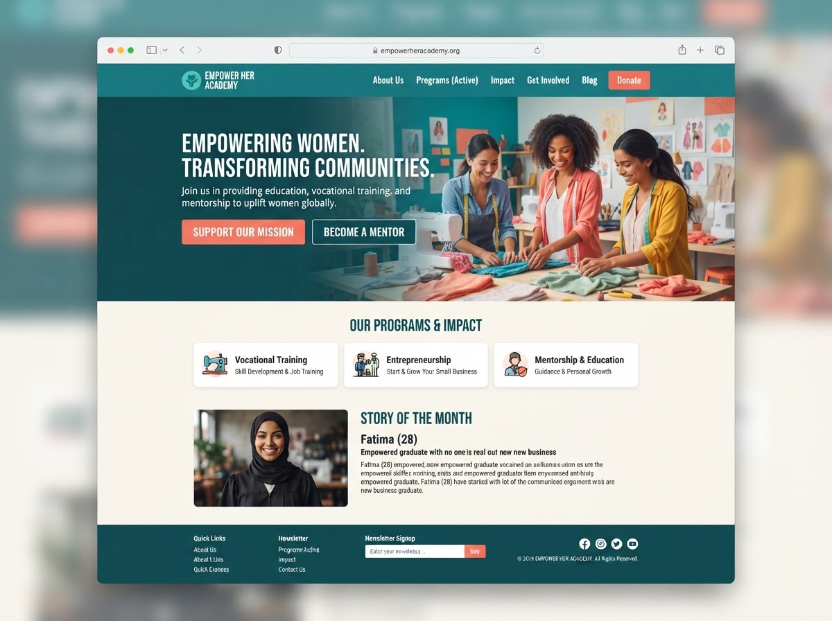 Women Empowerment Landing