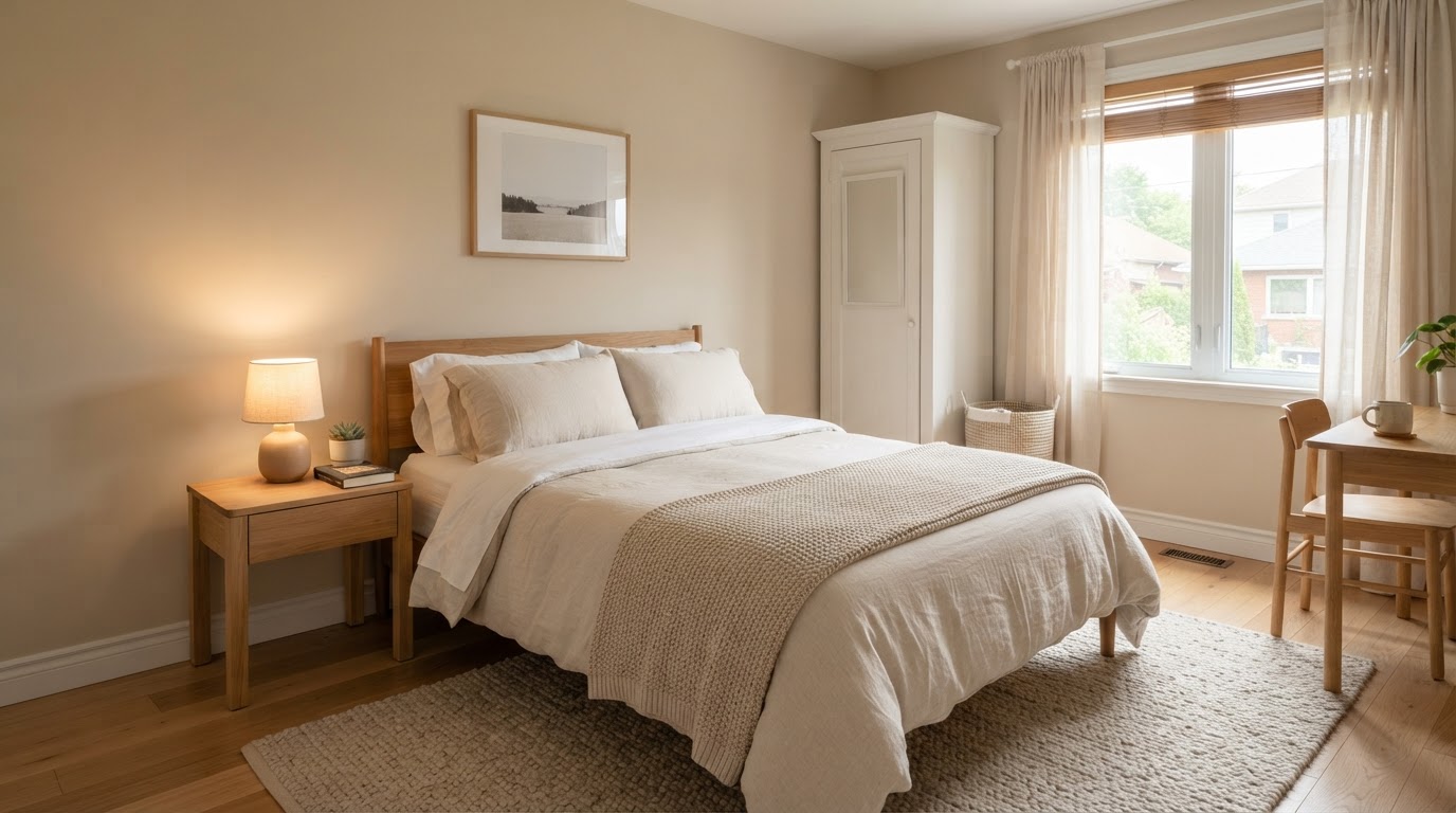 Comfortable private bedroom at Fox Grace