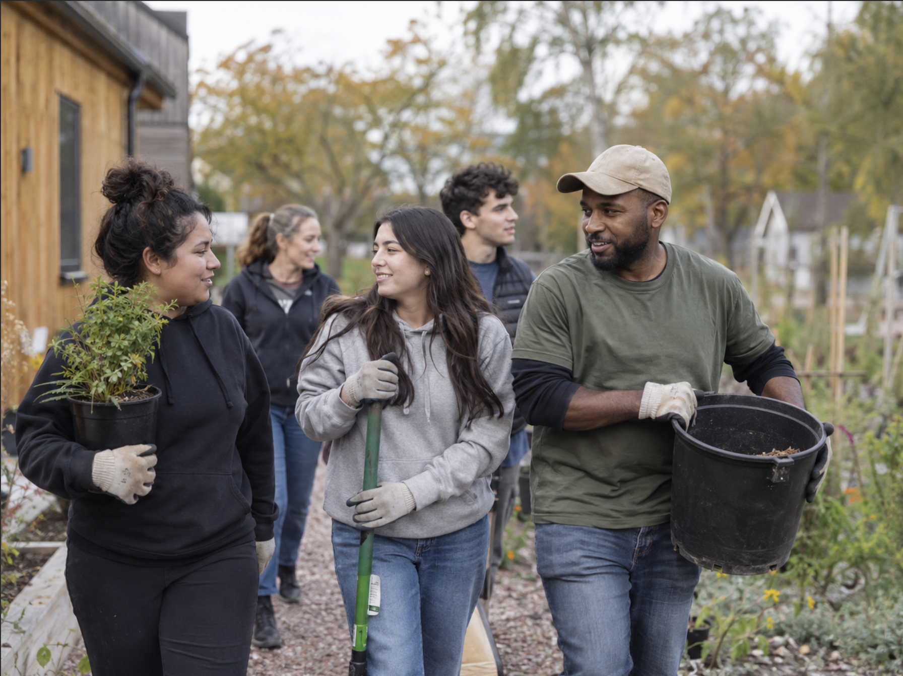 Volunteers supporting Manifest Change's mentorship mission