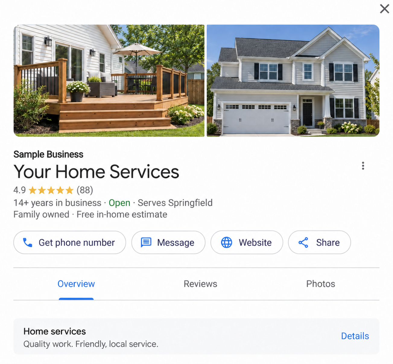 SHOWKACE 5-Star Google Business Profile & Review Funnel for Contractors
