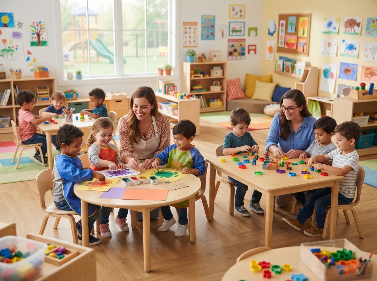 Preschool (Green Room) at Apple Academy Learning Center