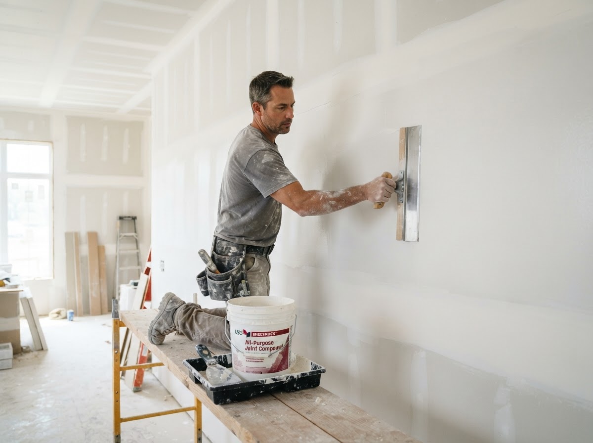 Skim coating and Level 5 drywall finishing near Waldorf