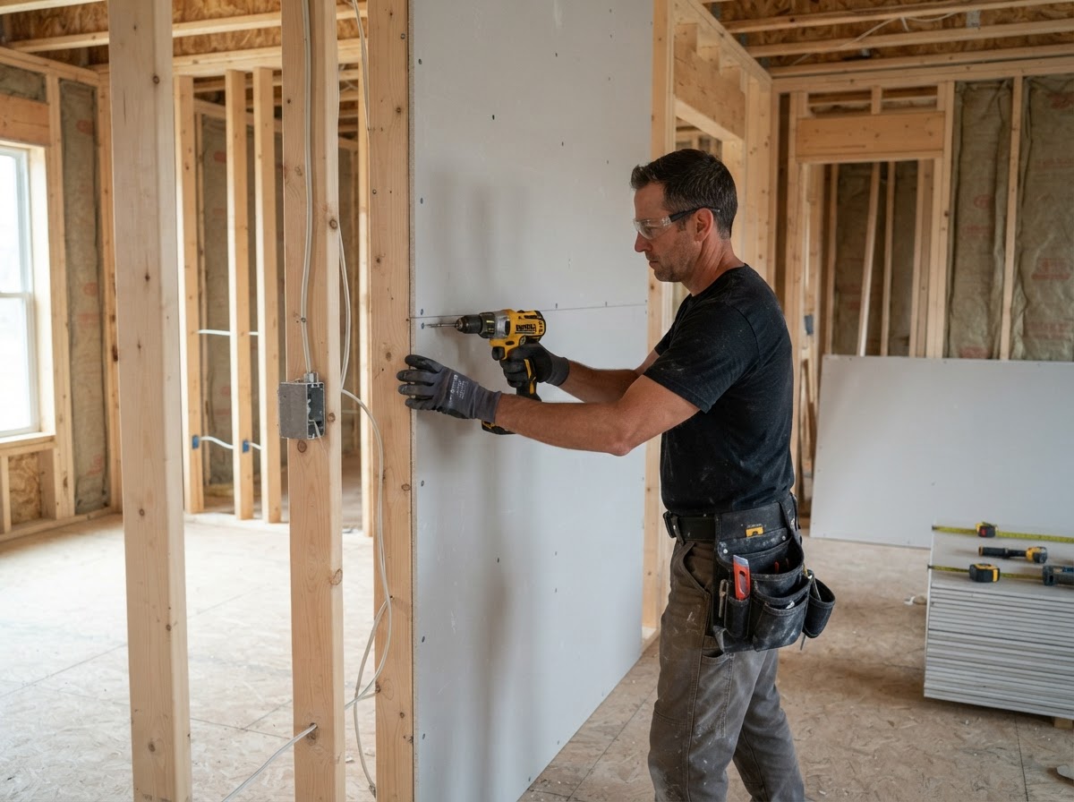 Drywall installation in Waldorf, MD