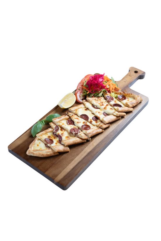 Cheese and Sucuk Pide at Ziyafet Kebab North York