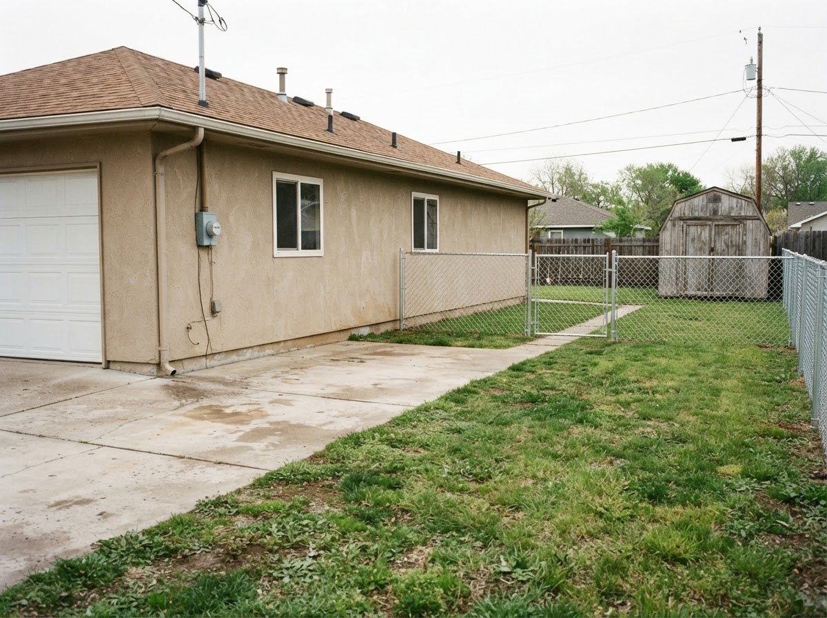 After chain link fence installation near Laurel, Maryland