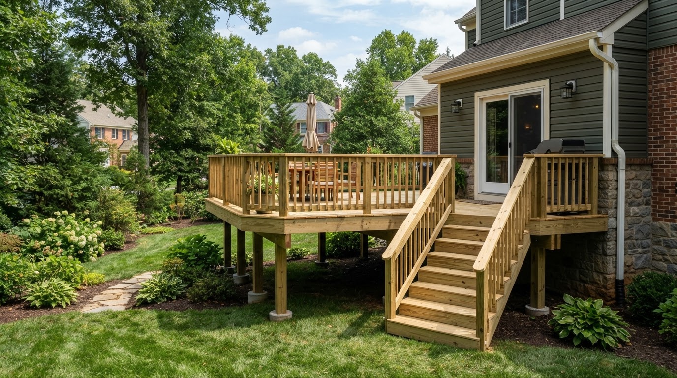 Residential deck builder and deck installation near Bowie, MD