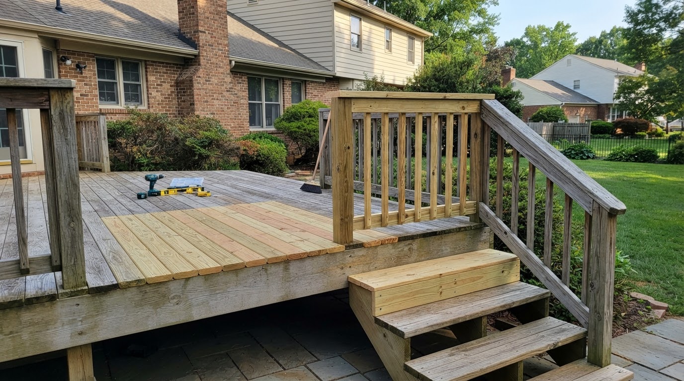 Residential deck repair near Bowie, MD