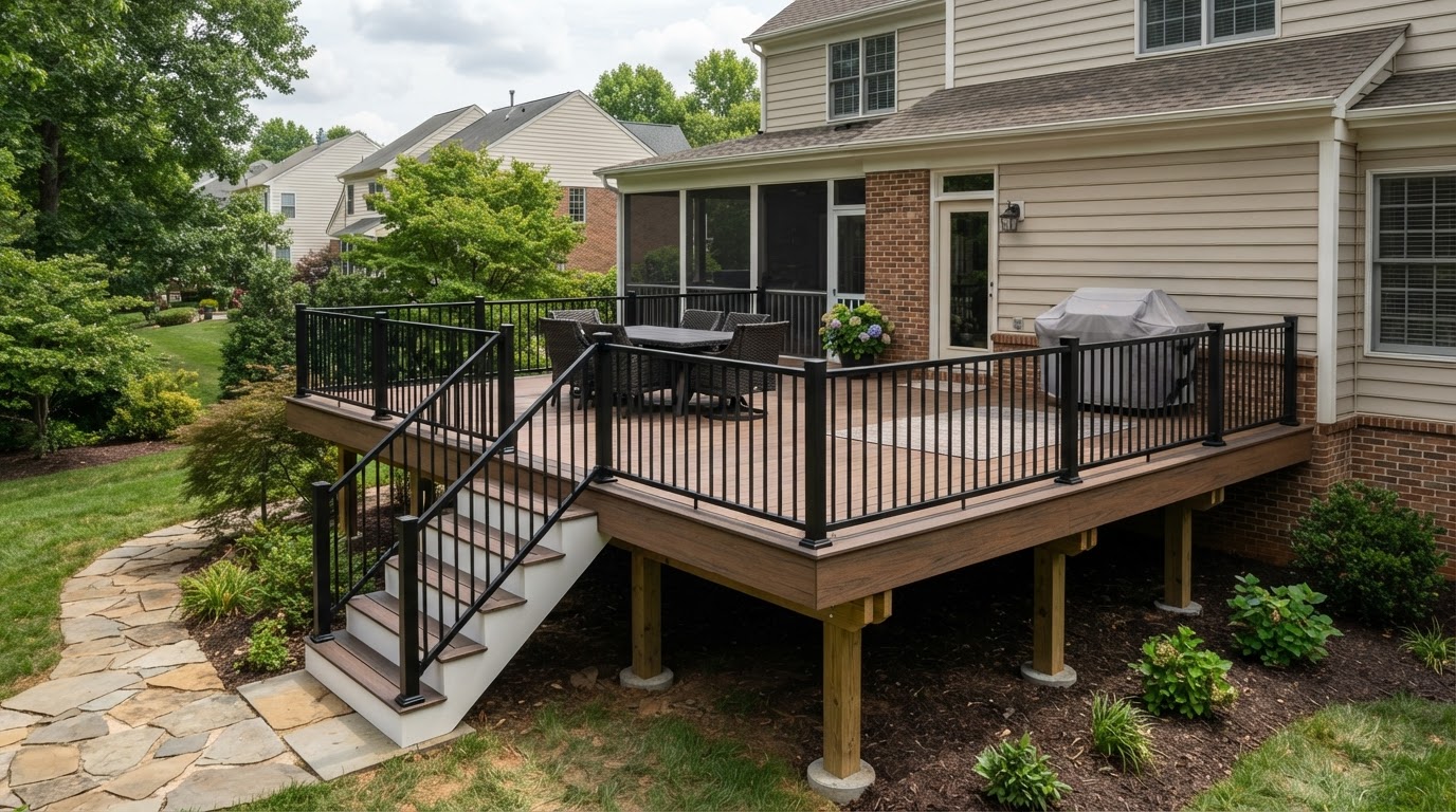 Composite deck builder and installation near Bowie, MD