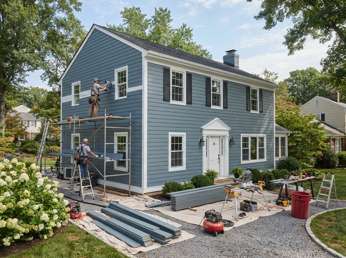 Professional siding installation in Bowie, Maryland