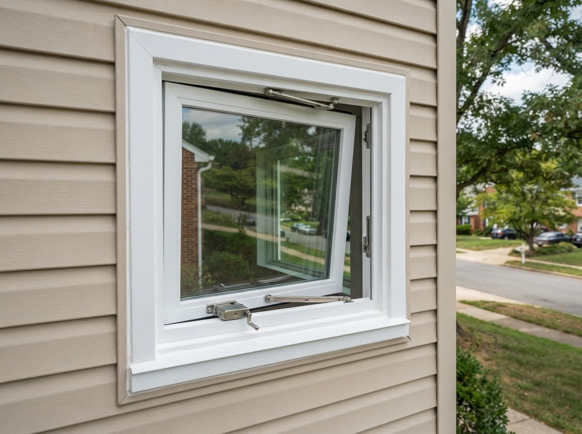 Casement window installation in Bowie, MD