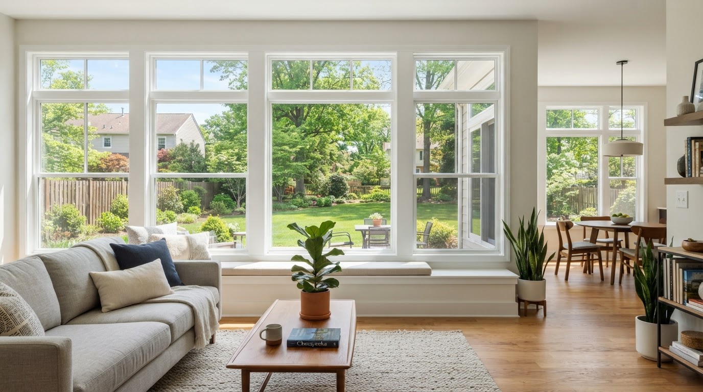 Energy-efficient replacement windows in Bowie