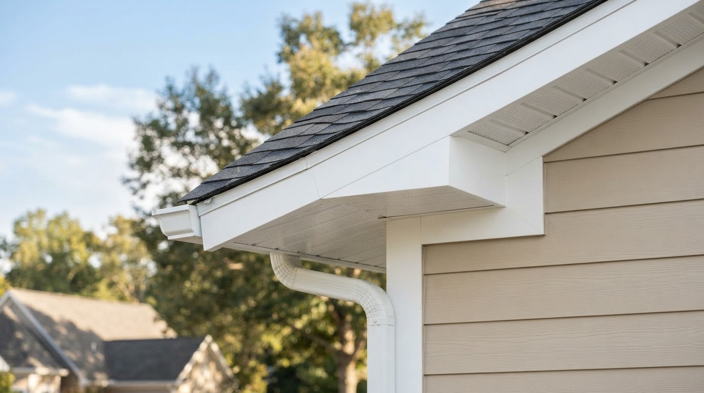 Soffit and fascia installation near Bowie Maryland