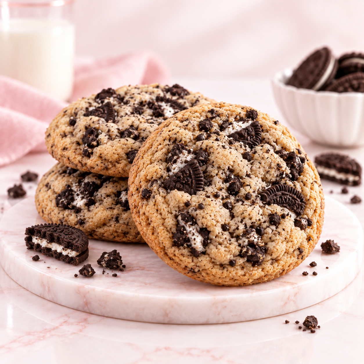 Kiki’s Kookies Cookies and Cream bakery-style cookies