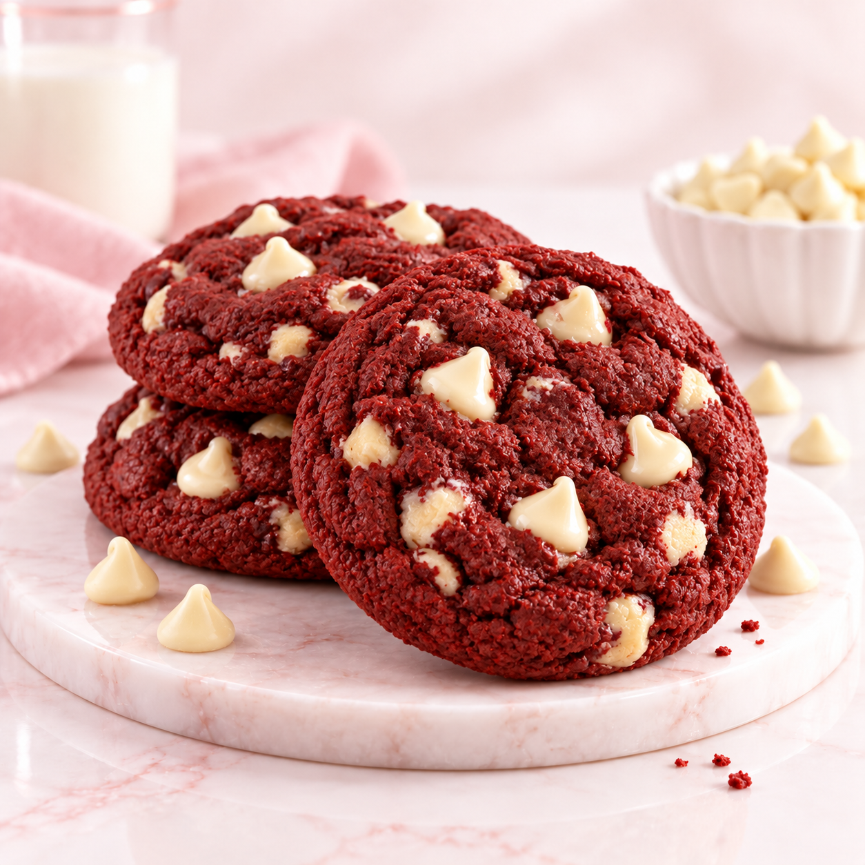 Kiki’s Kookies Red Velvet bakery-style cookies
