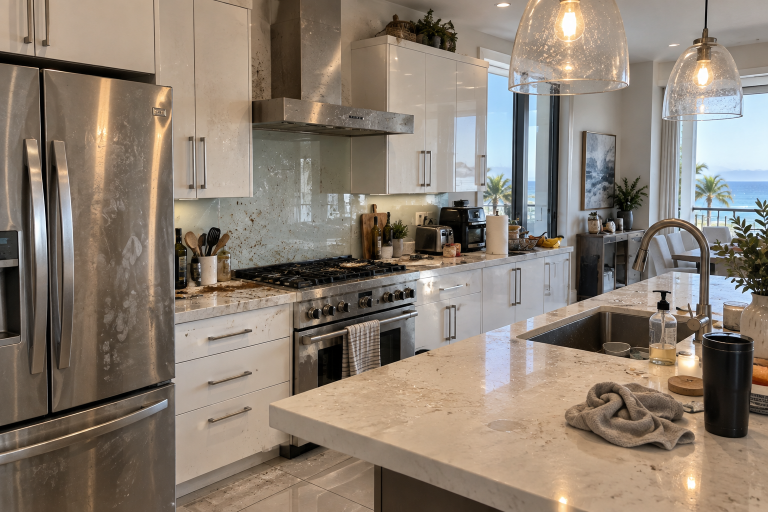 Deep Cleaning — Luxury Apartment — before
