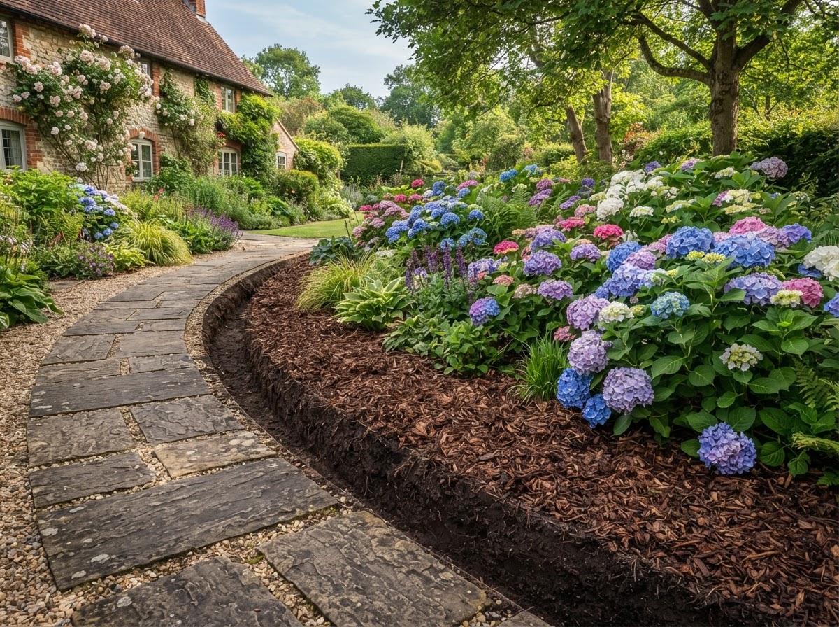 Double-Shred Hardwood Mulch & Deep Edge in Canton, GA